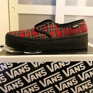 Vans “Paityn” Plaid Creepers, Women’s Size 5
